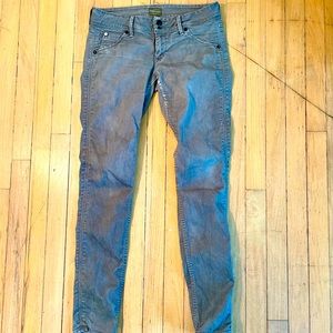 Hudson Women’s Straight-Leg Gray Jean Pants Size 27 30” Inseam